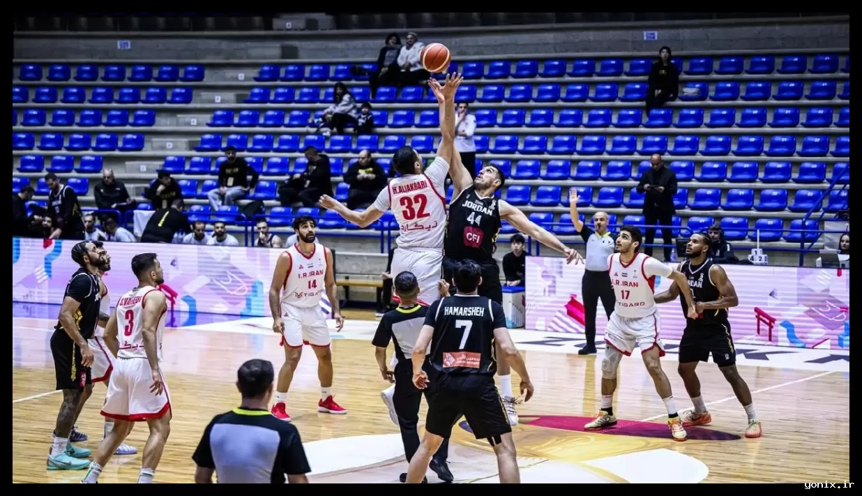 شکست تیم ملی بسکتبال ایران در برابر اردن در پنجره دوم انتخابی جام‌جهانی