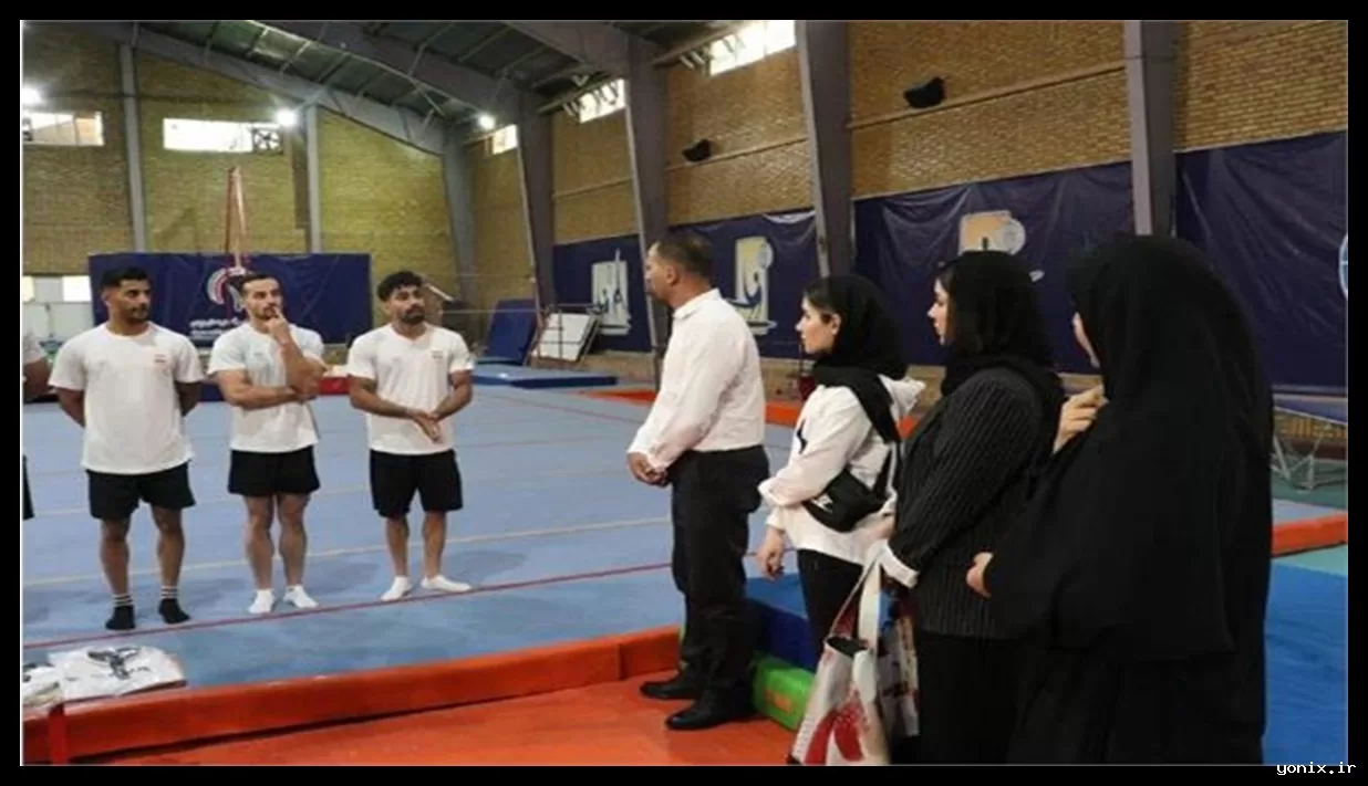 بازدید اعضای کمیسیون ورزشکاران از اردوی تیم ملی ژیمناستیک هنری